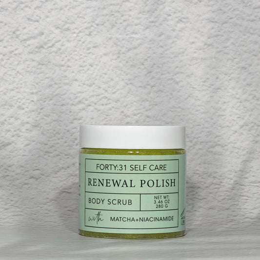 Renewal Polish (Matcha + Niacinamide Brightening Body Scrub)